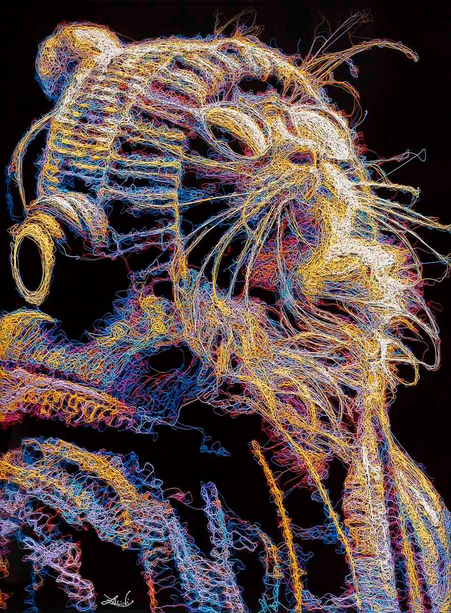 Sunday - Original - SOLD by artist Zalini - Wyecliffe Galleries