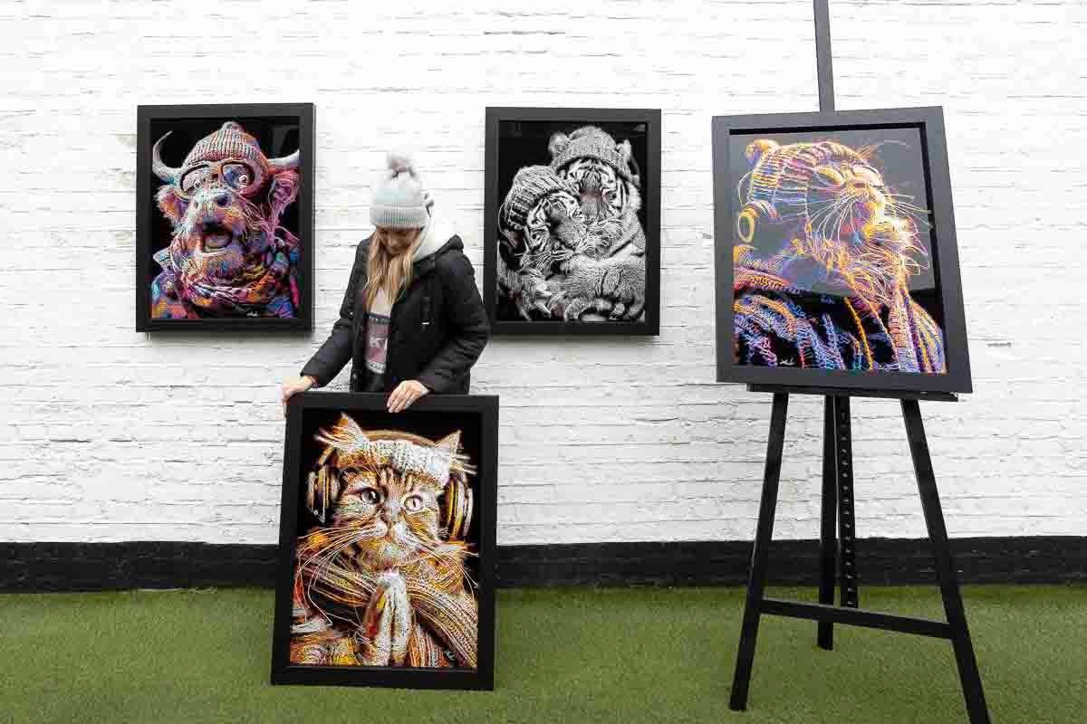 Sunday - Original - SOLD by artist Zalini - Wyecliffe Galleries