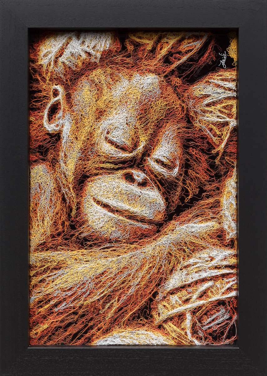 Tangletan - Original by artist Zalini - Wyecliffe Galleries