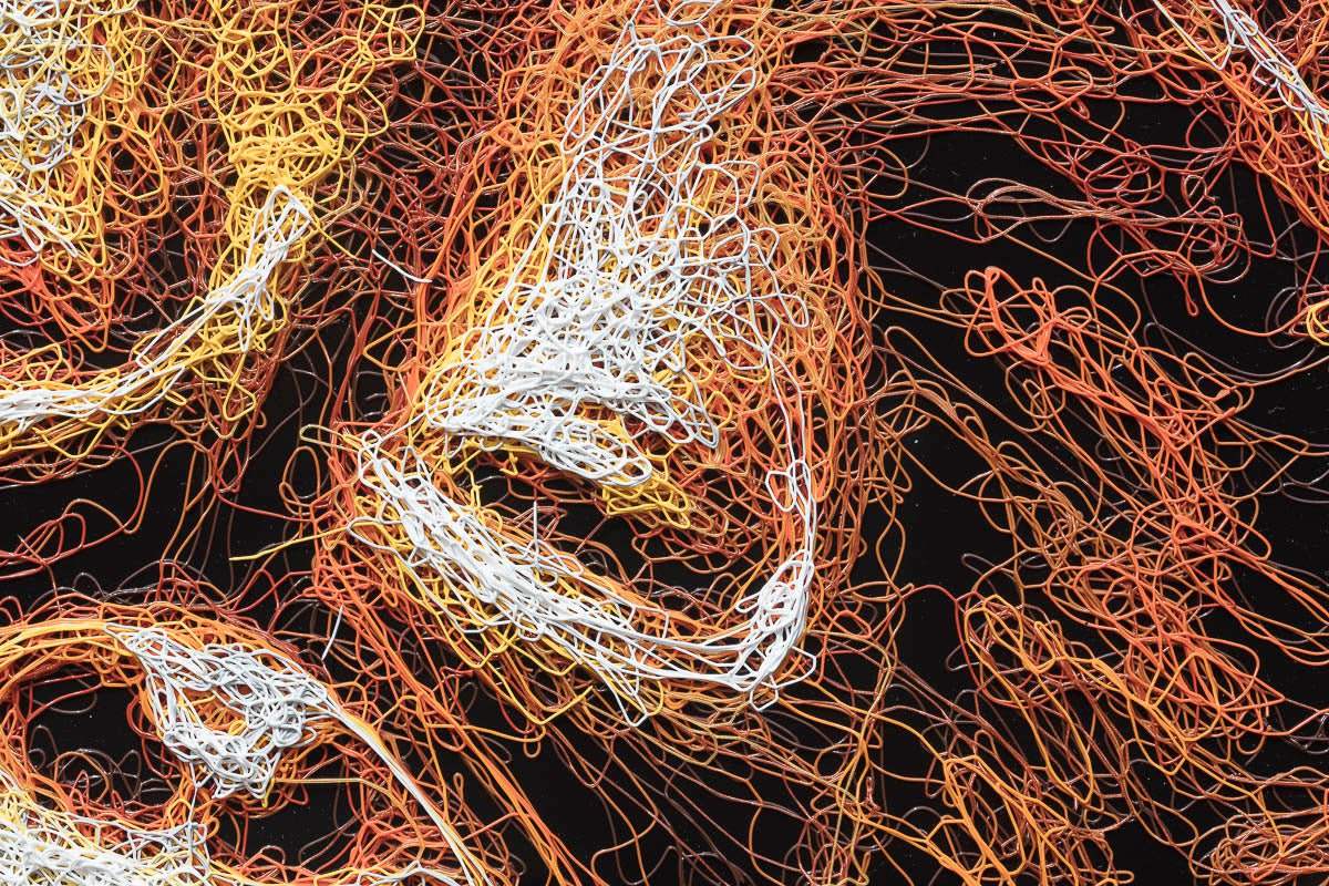 Tangletan - Original by artist Zalini - Wyecliffe Galleries