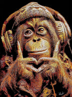 Tango - Original - SOLD by artist Zalini - Wyecliffe Galleries