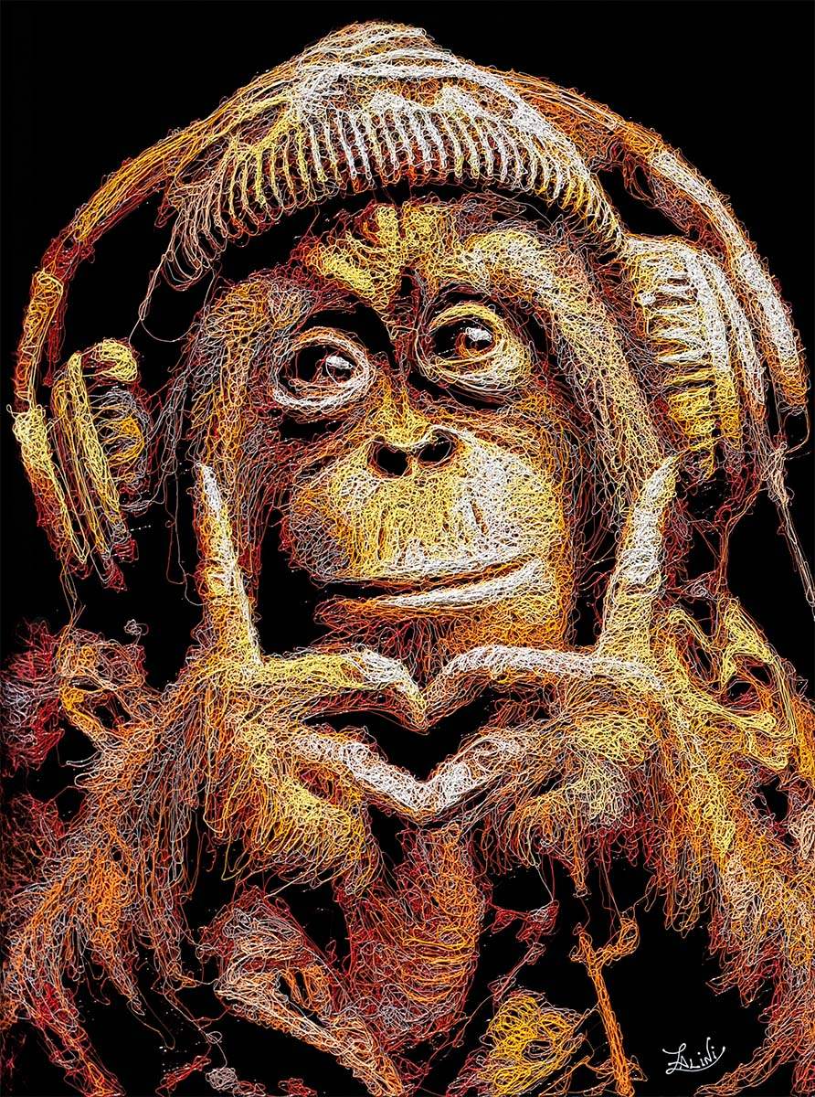 Tango - Original - SOLD by artist Zalini - Wyecliffe Galleries