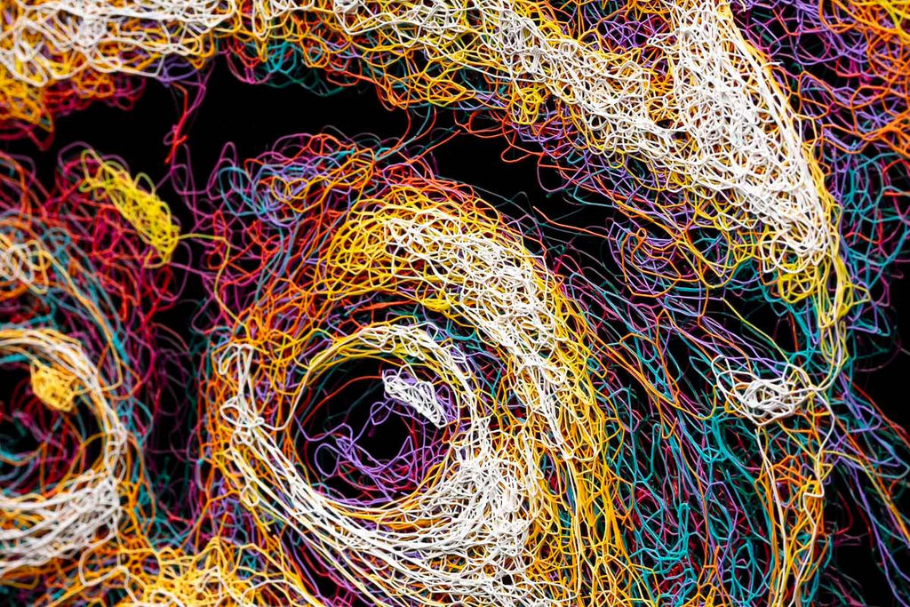 Tick Tech - Original - SOLD by artist Zalini - Wyecliffe Galleries