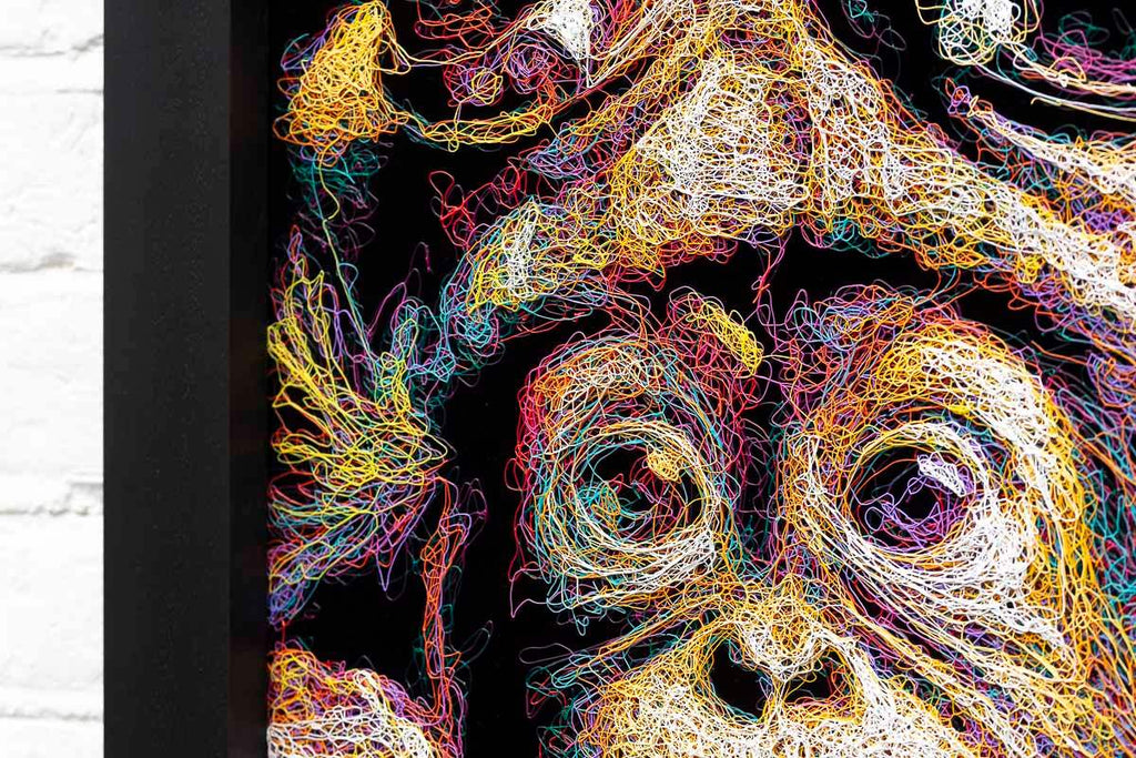 Tick Tech - Original - SOLD by artist Zalini - Wyecliffe Galleries