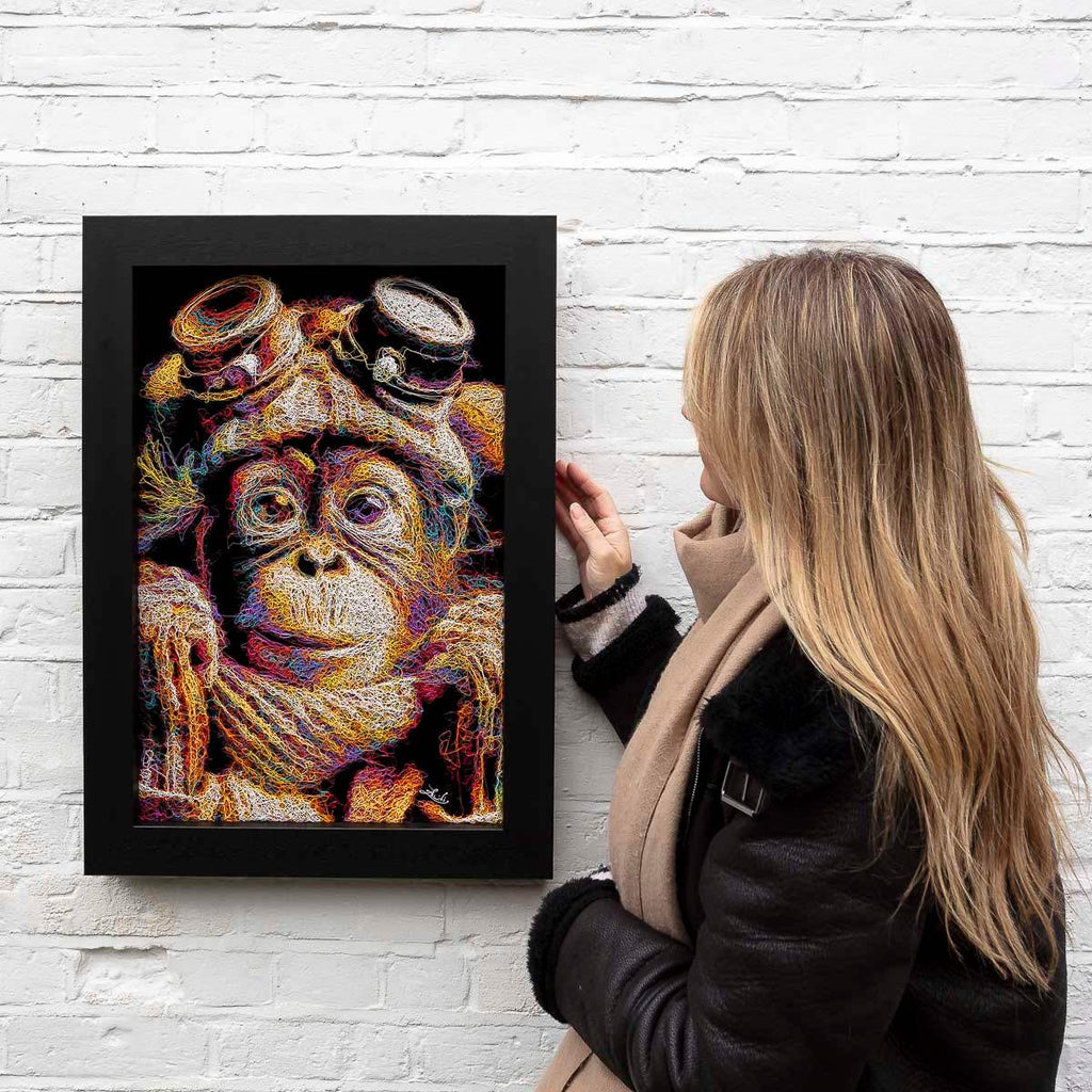 Tick Tech - Original - SOLD by artist Zalini - Wyecliffe Galleries