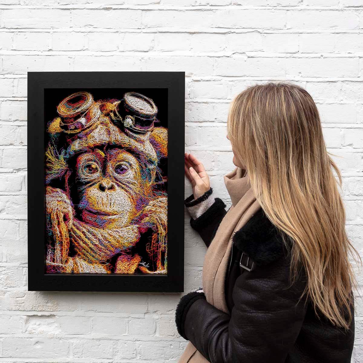 Tick Tech - Original - SOLD by artist Zalini - Wyecliffe Galleries