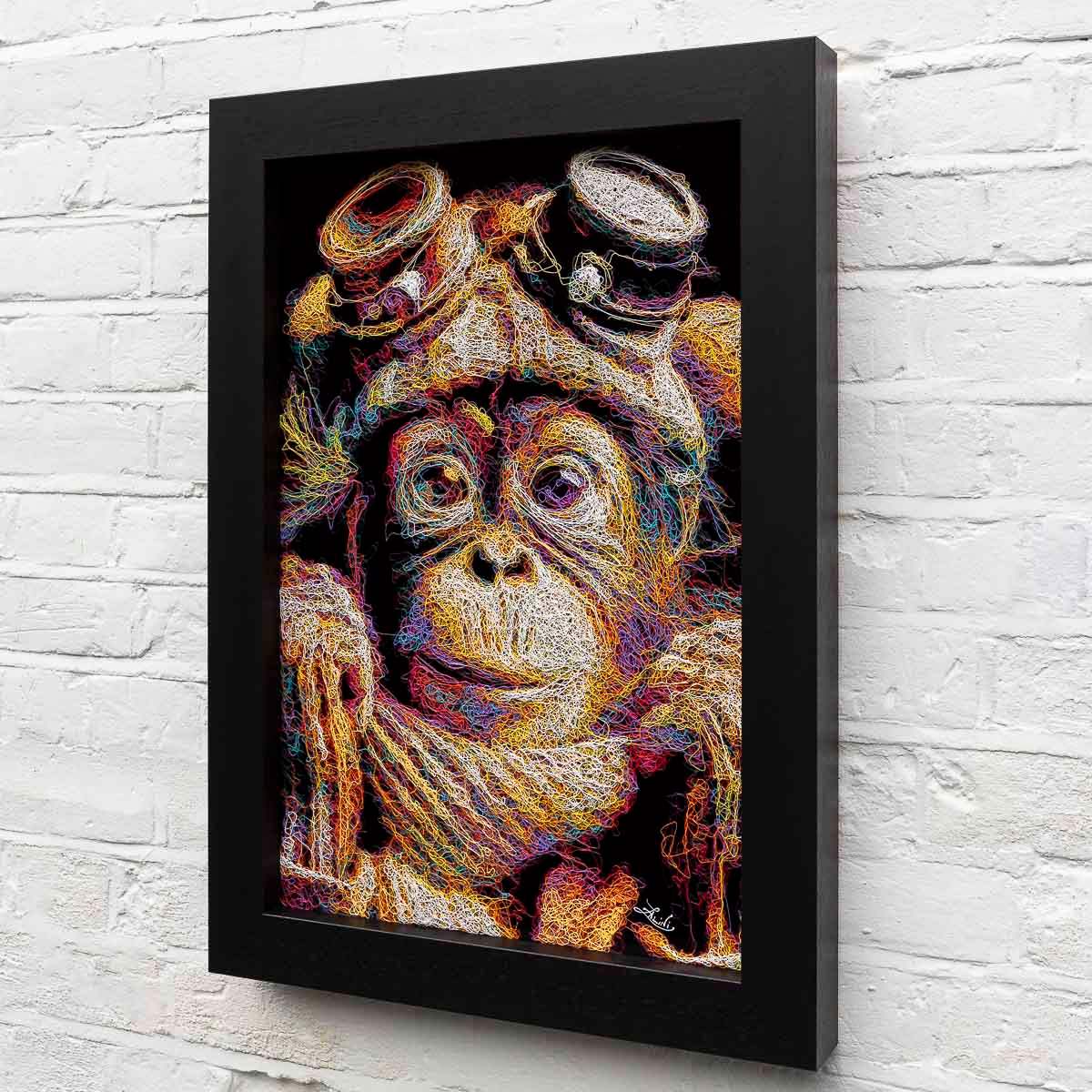 Tick Tech - Original - SOLD by artist Zalini - Wyecliffe Galleries