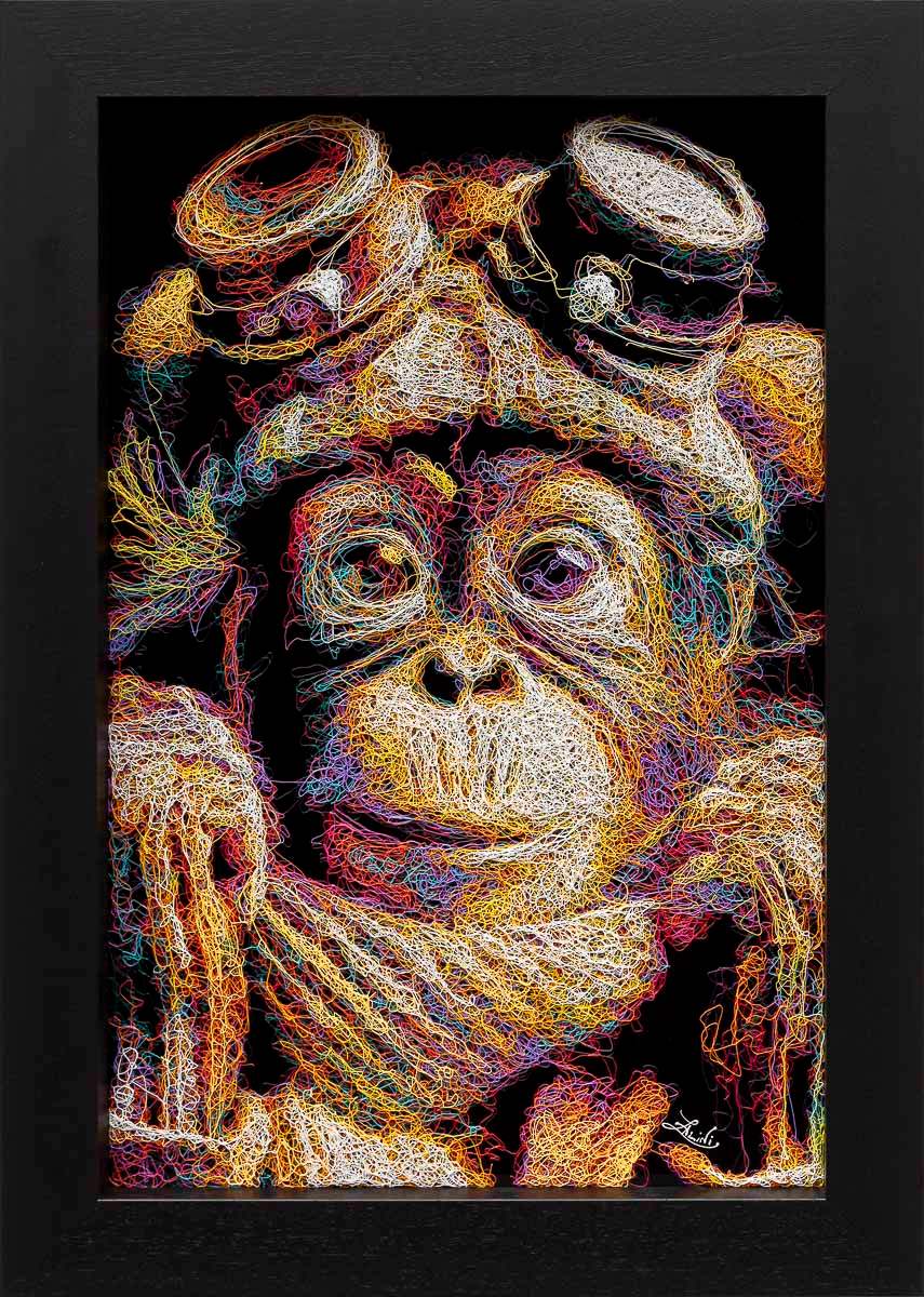 Tick Tech - Original - SOLD by artist Zalini - Wyecliffe Galleries