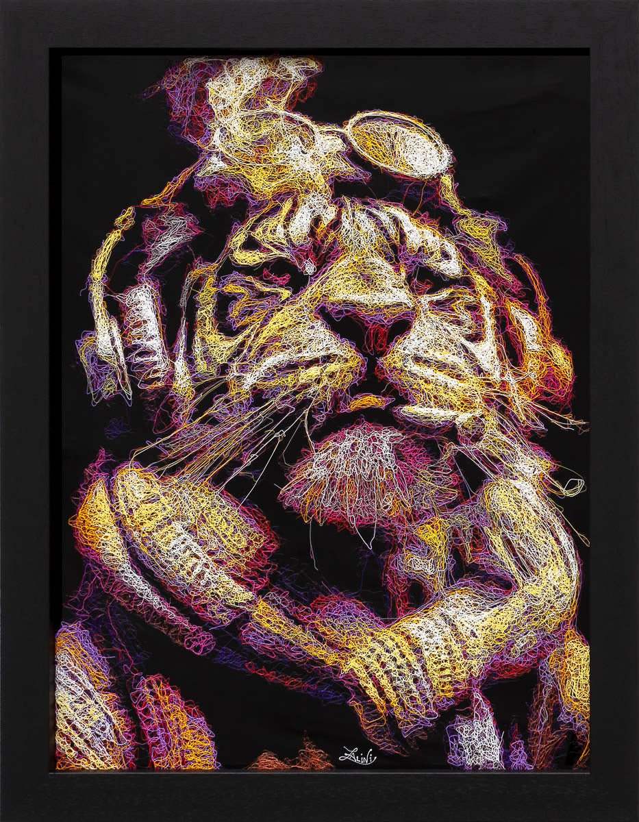 Tumii - Original - SOLD by artist Zalini - Wyecliffe Galleries