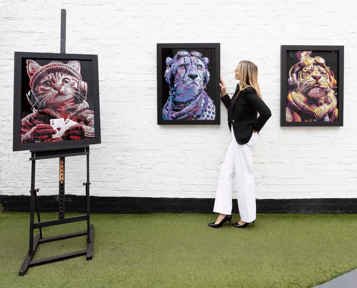 Tumii - Original - SOLD by artist Zalini - Wyecliffe Galleries