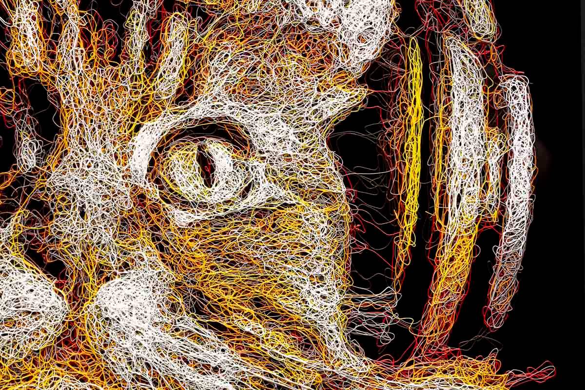 Tuna - Ahmen - Original - SOLD by artist Zalini - Wyecliffe Galleries