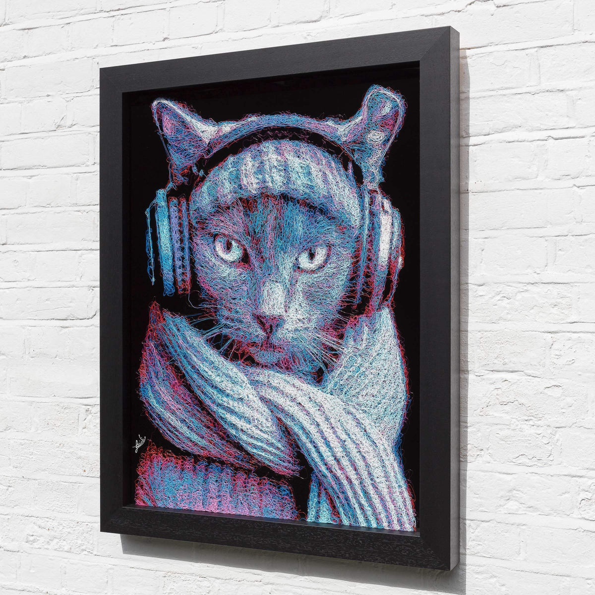 Vlad The Cat - Original - SOLD by artist Zalini - Wyecliffe Galleries
