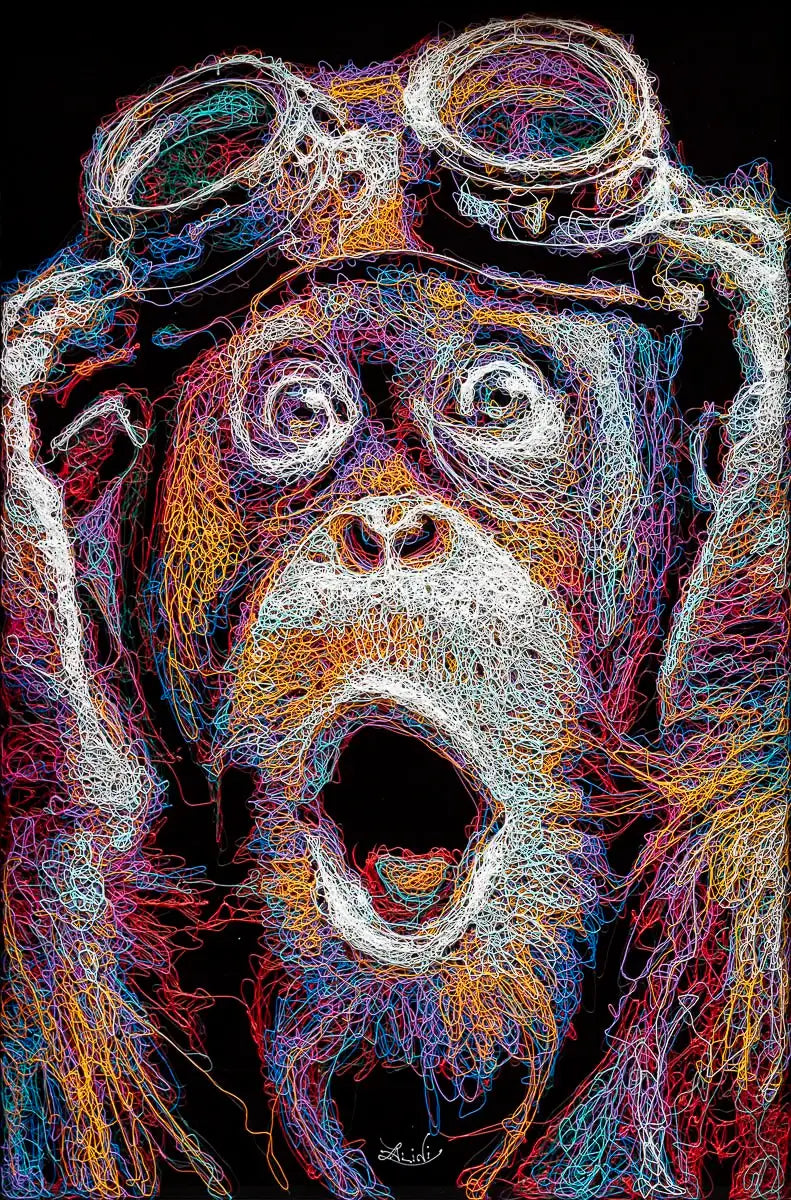What The! - Original - SOLD by artist Zalini - Wyecliffe Galleries