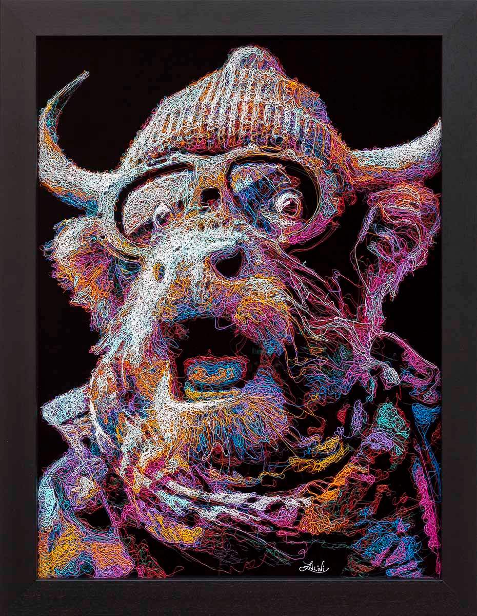 Woah - Original - SOLD by artist Zalini - Wyecliffe Galleries