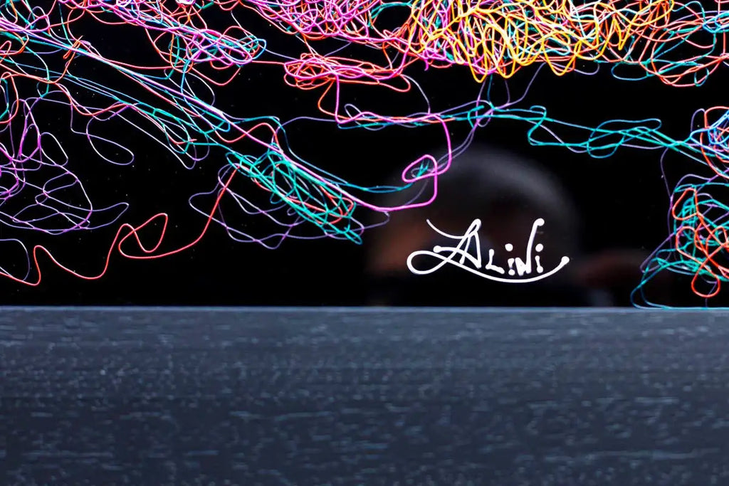 Woah - Original - SOLD by artist Zalini - Wyecliffe Galleries