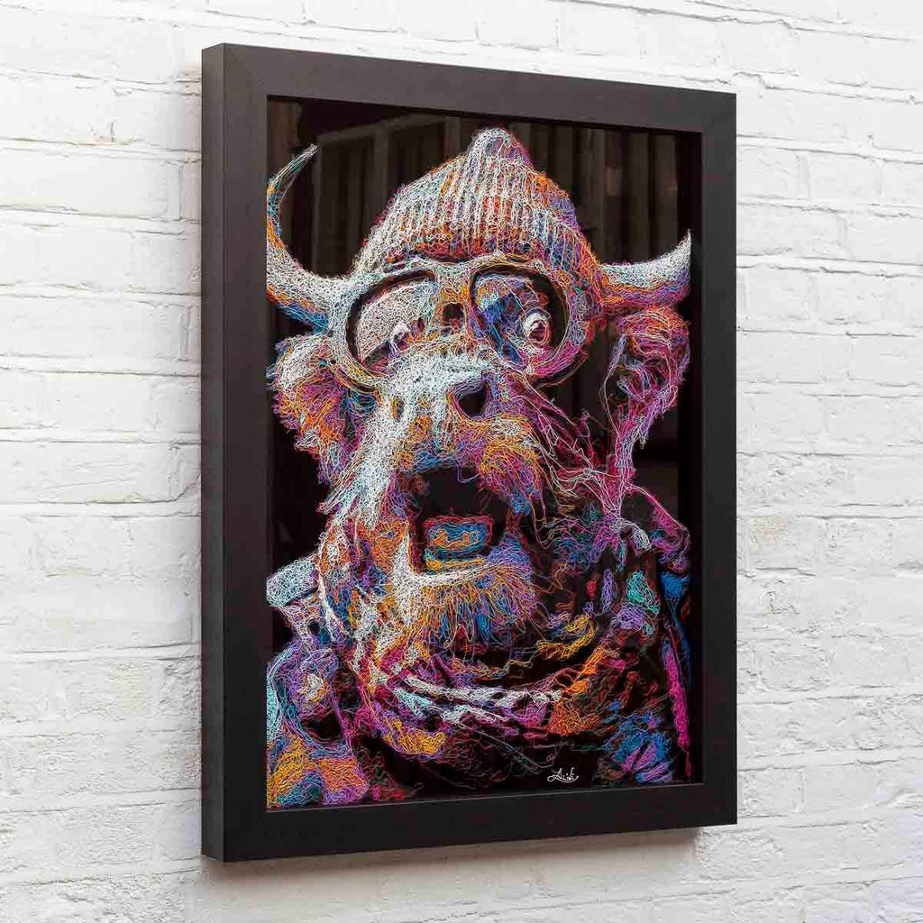 Woah - Original - SOLD by artist Zalini - Wyecliffe Galleries