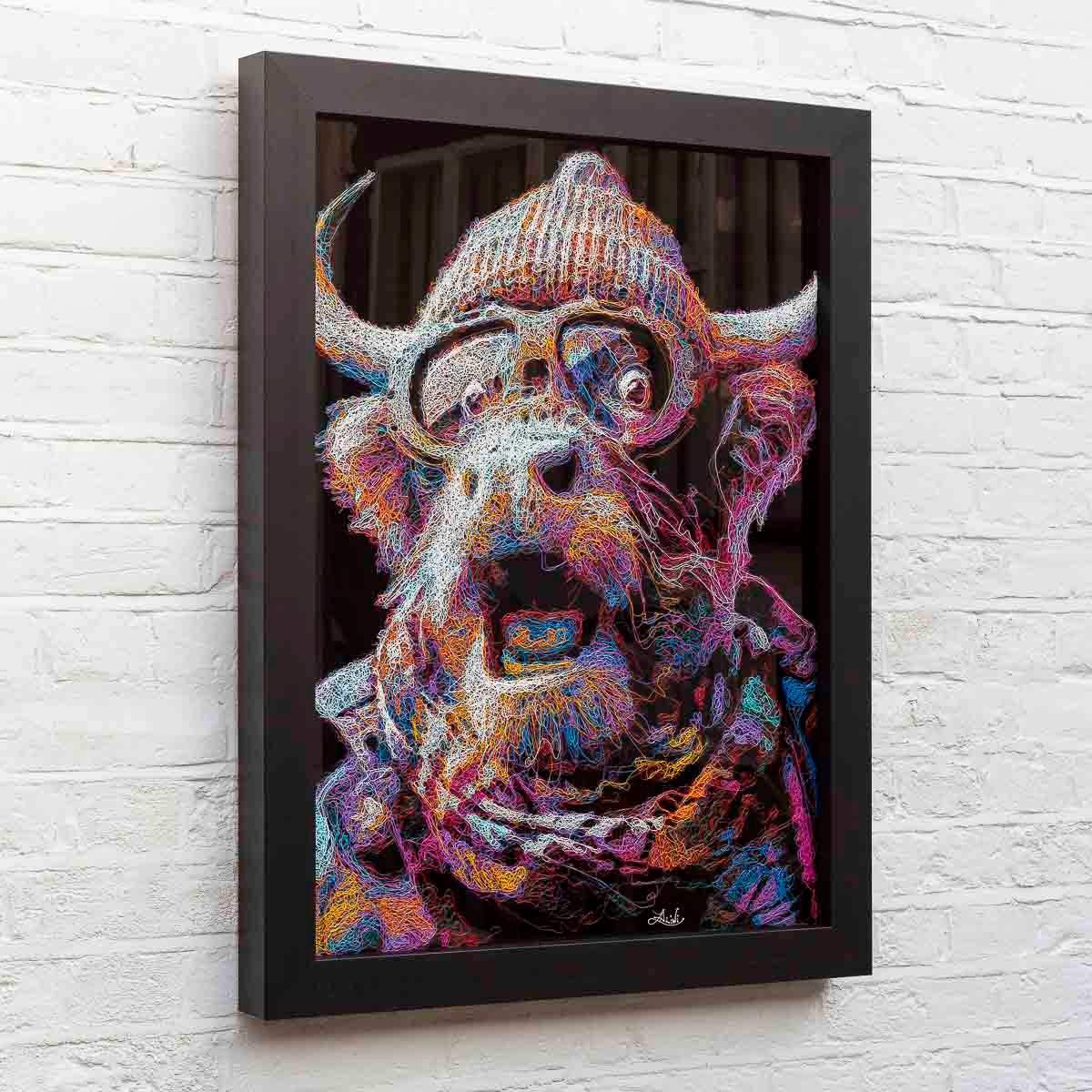 Woah - Original - SOLD by artist Zalini - Wyecliffe Galleries