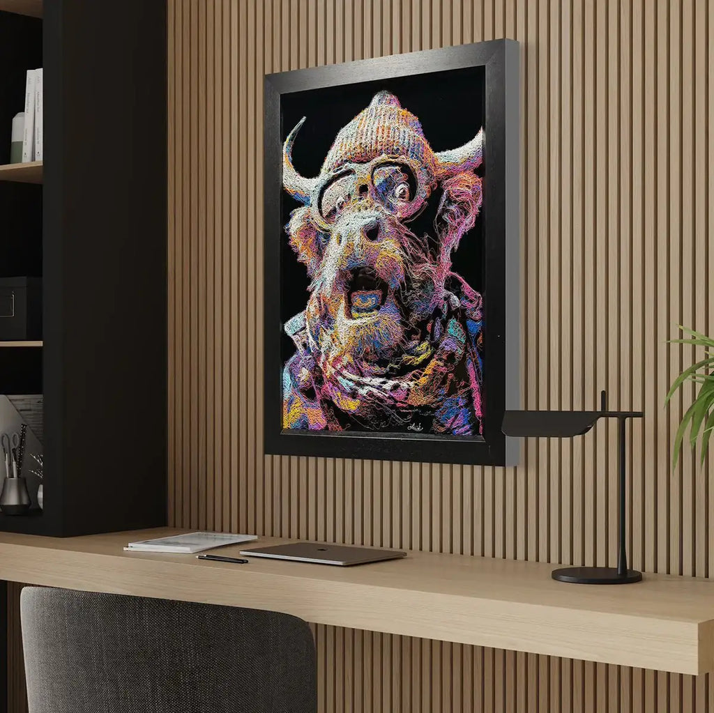 Woah - Original - SOLD by artist Zalini - Wyecliffe Galleries