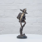 Sax Player - Bronze Sculpture (Miniature) - Edition