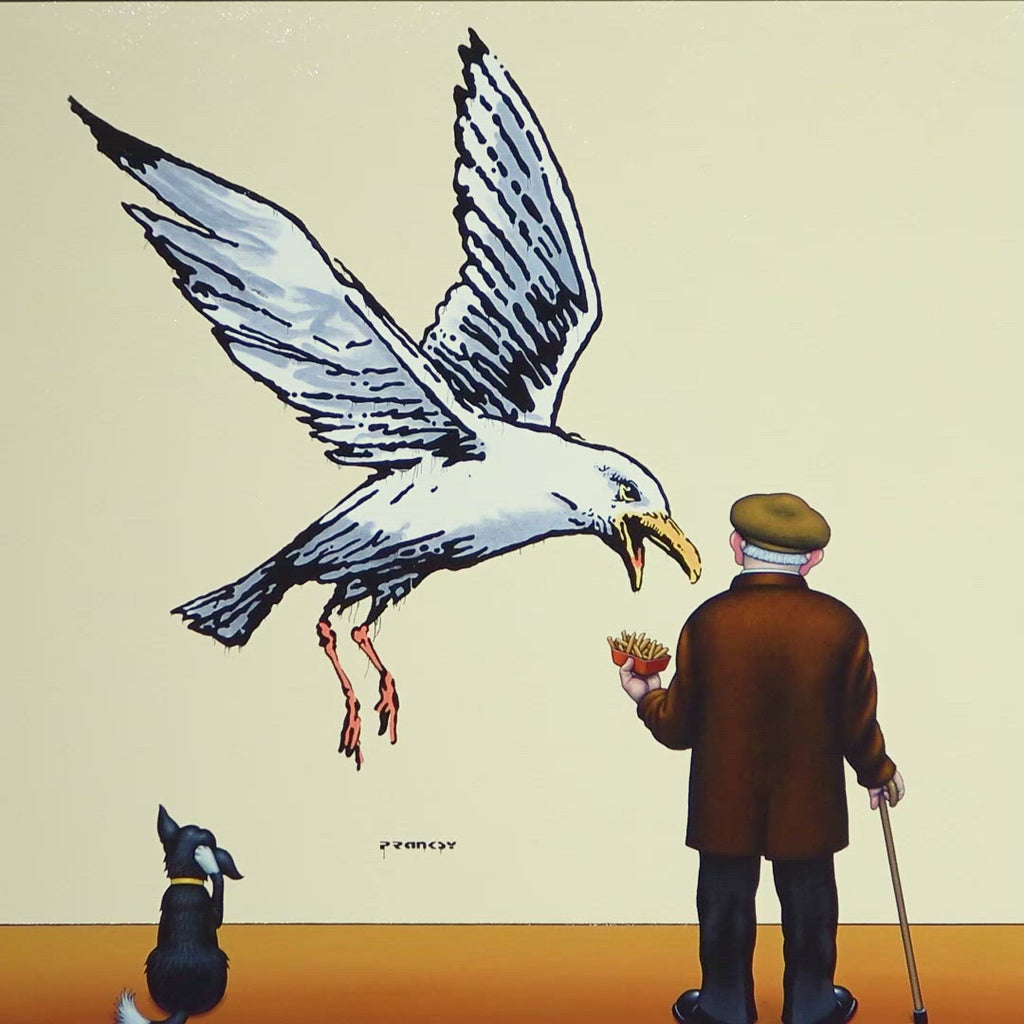 Feathers and Fries - Original - SOLD