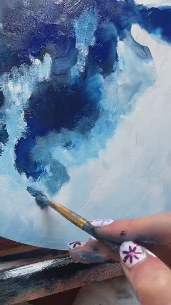 Our World Triptych - SOLD