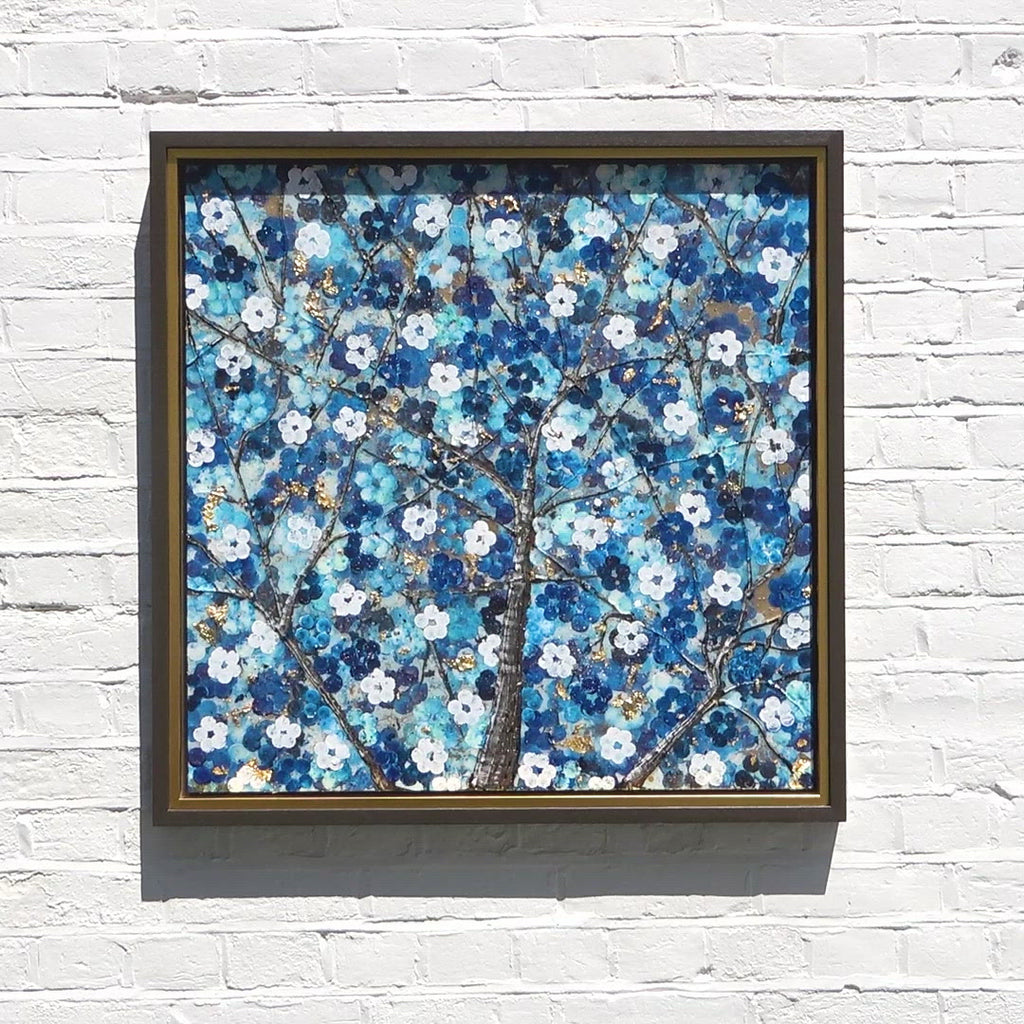 Sapphire Blossom III - Original - SOLD