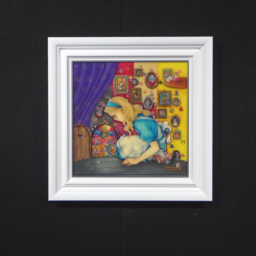 Alice Finds the Little Door - RARE Edition - SOLD