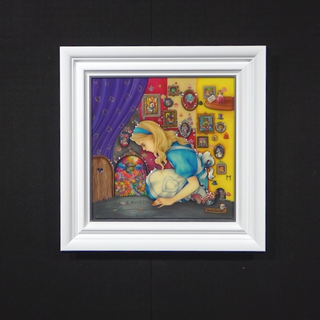 Alice Finds the Little Door - RARE Edition - SOLD