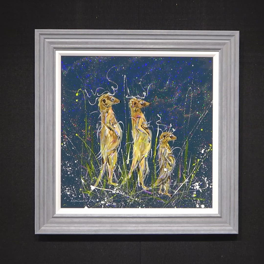 Mischievous Meerkats - Original - SOLD