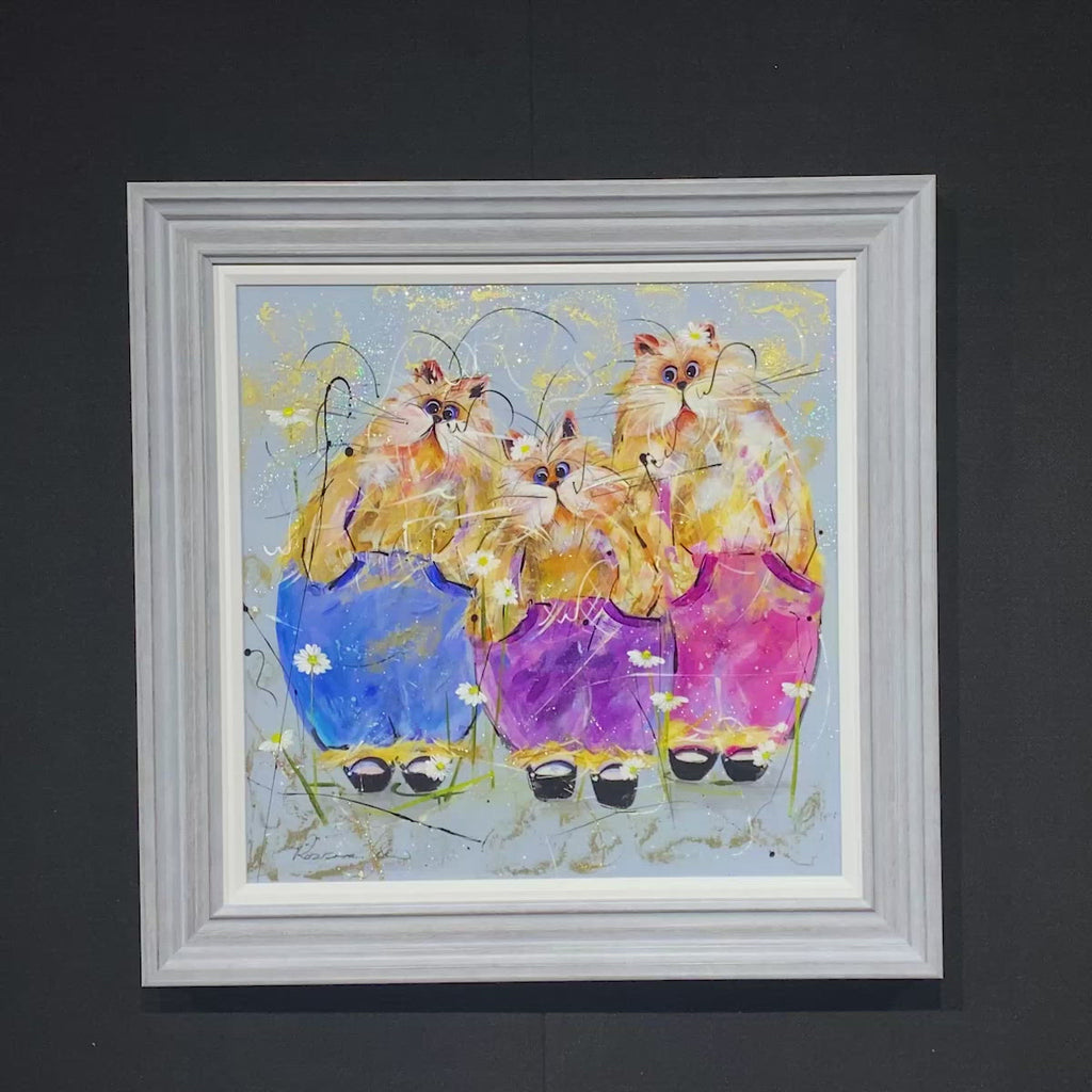 Trio of Trouble - Original - SOLD