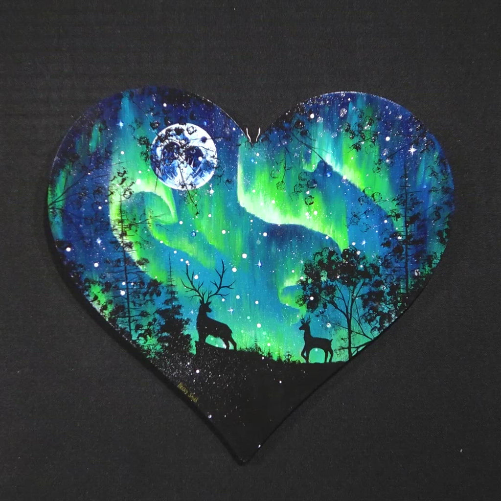 Love Under The Aurora Borealis - Original - SOLD