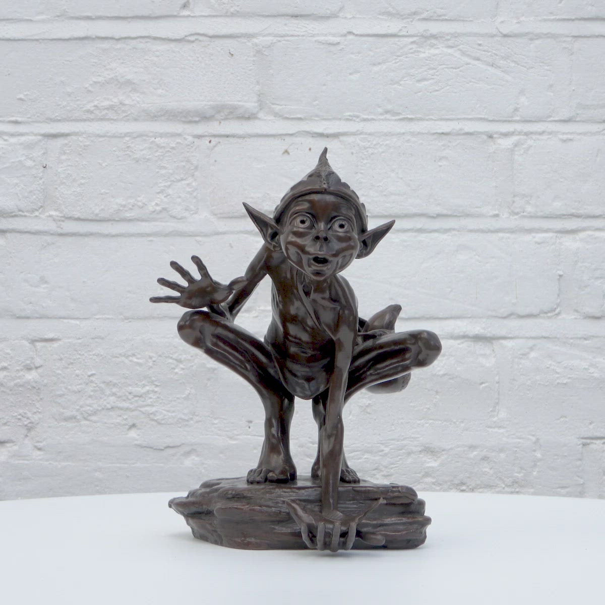 Caught in the Act - Bronze Sculpture (Miniature) - Edition