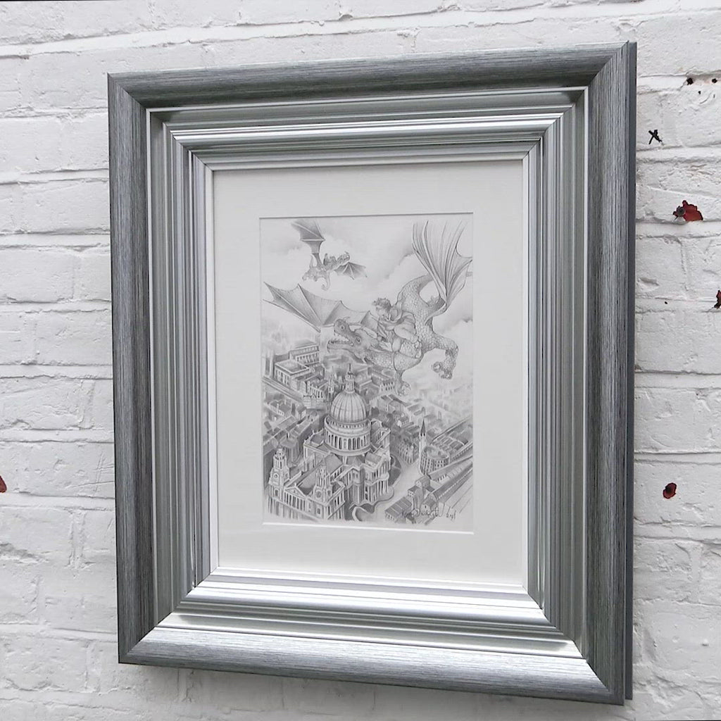 Flight Over St. Pauls - Original - SOLD