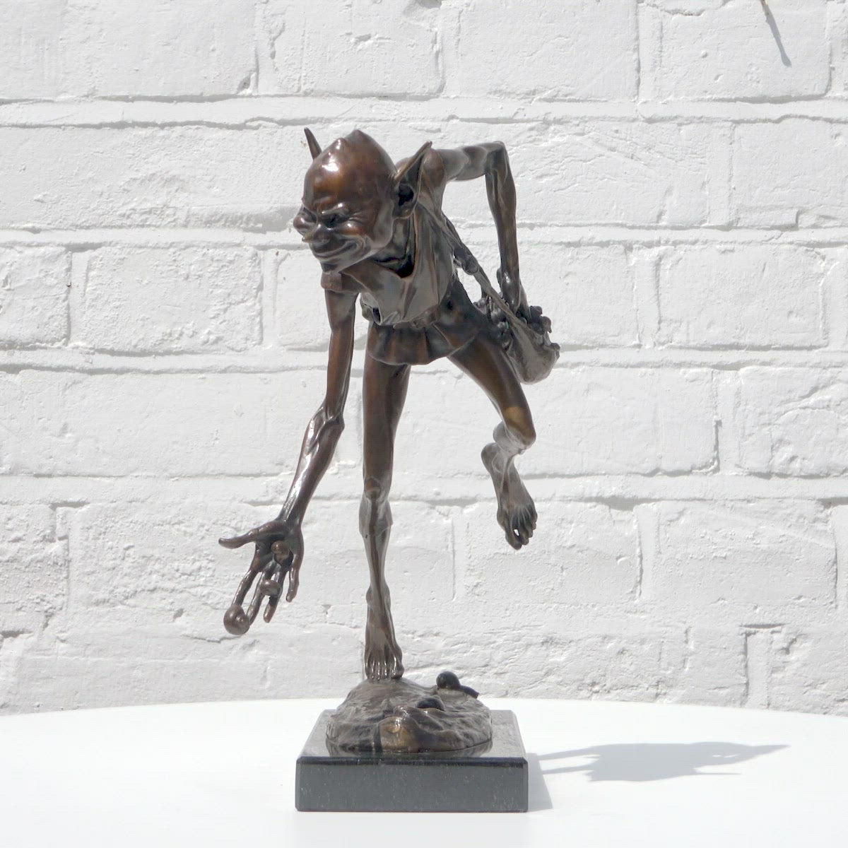 Snailmaker - Bronze Sculpture (Miniature) - Edition