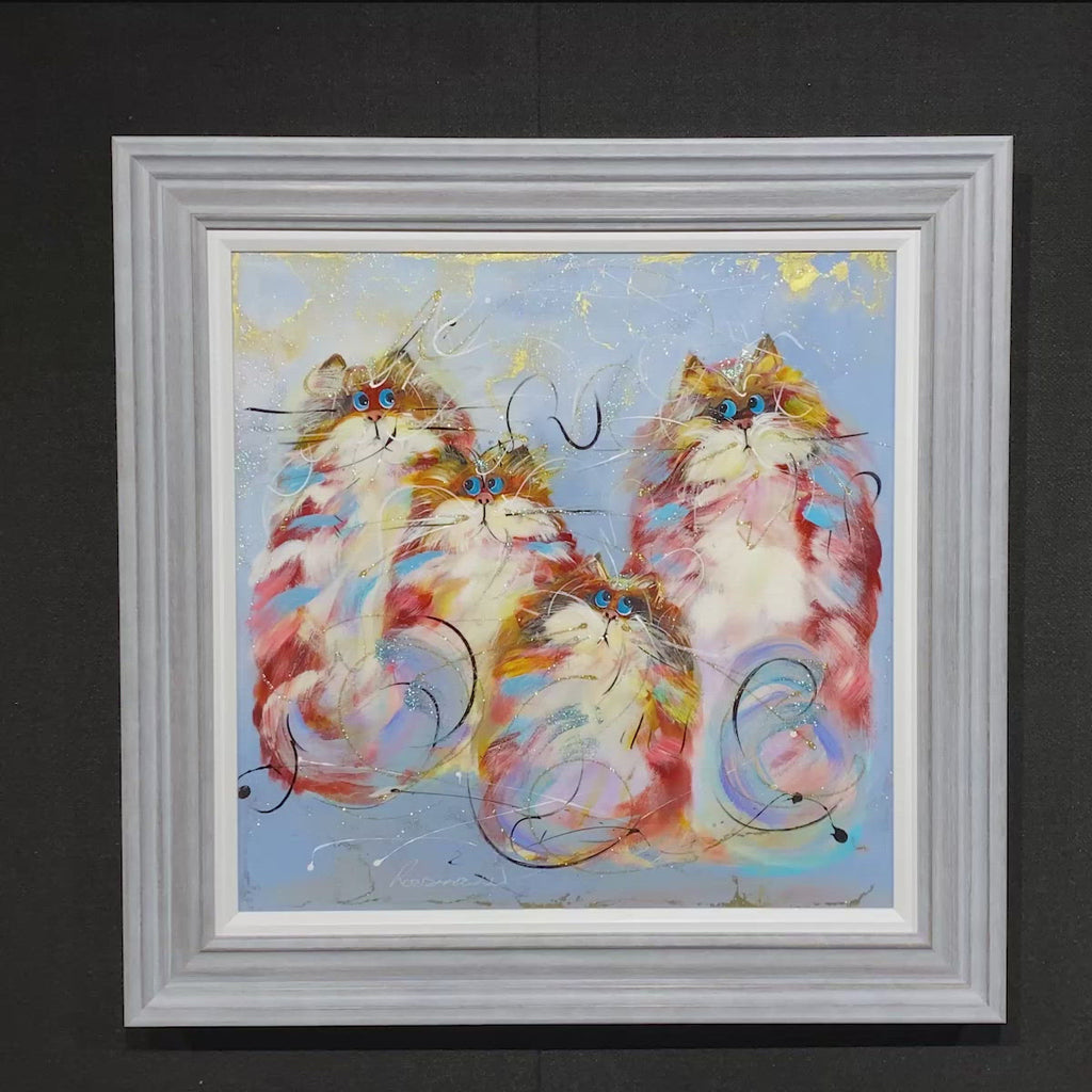 Feline Family - Original - SOLD