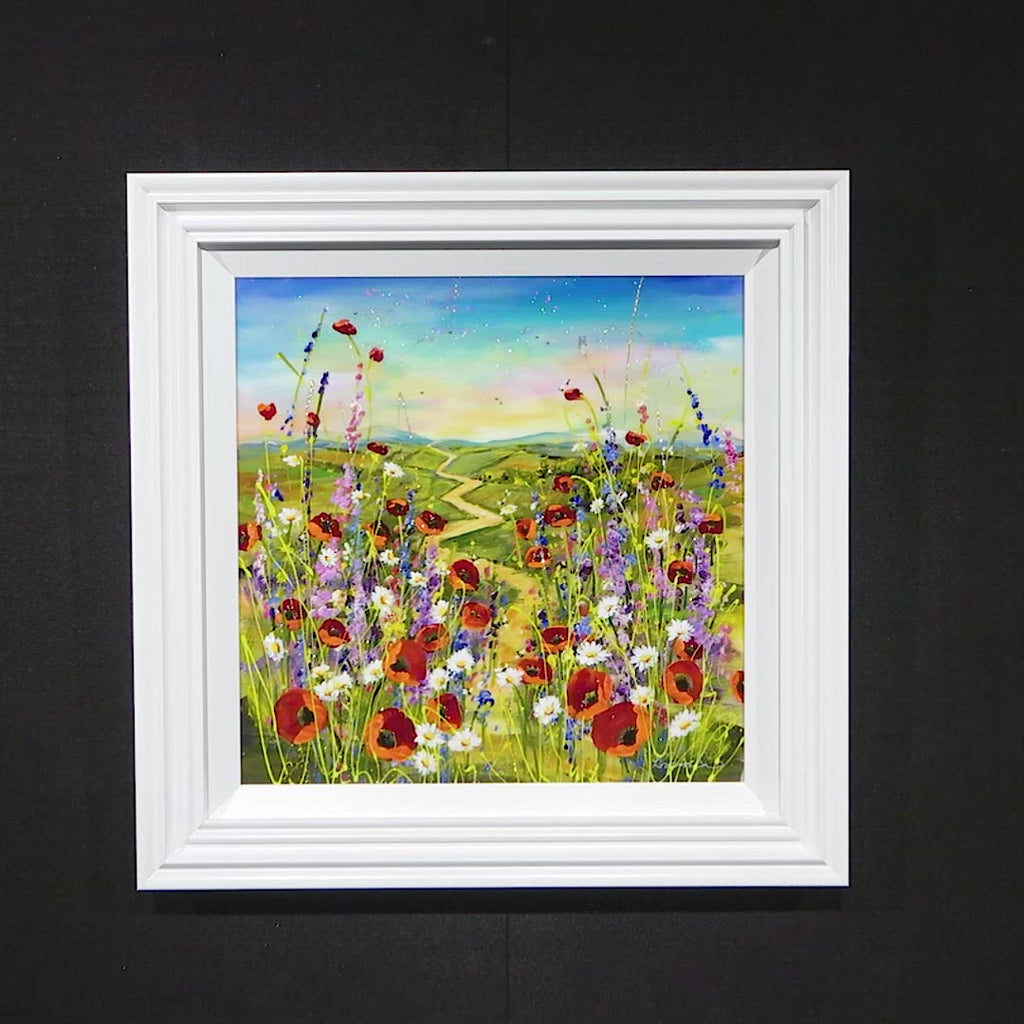 Poppy Pathway - Original - SOLD