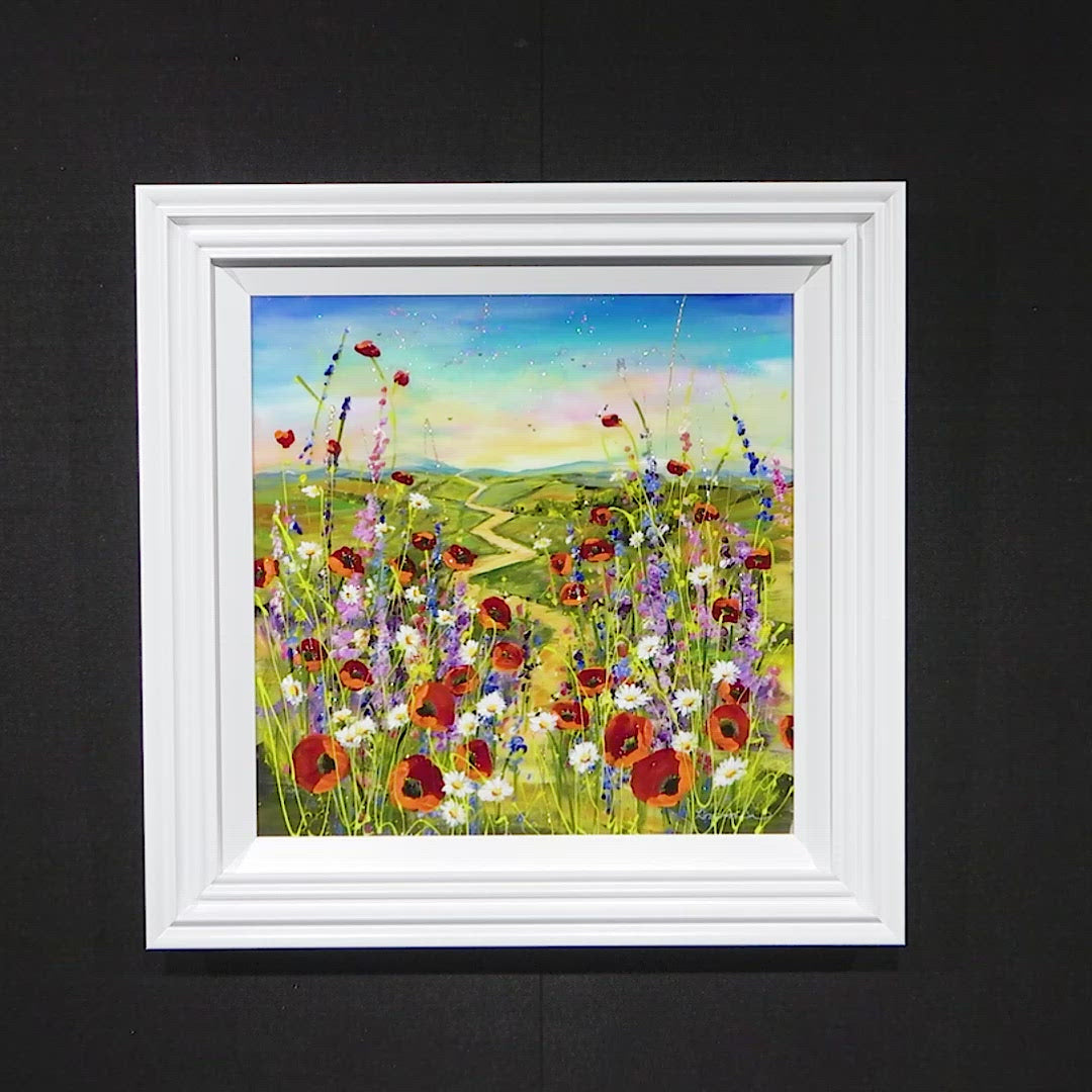 Poppy Pathway - Original - SOLD