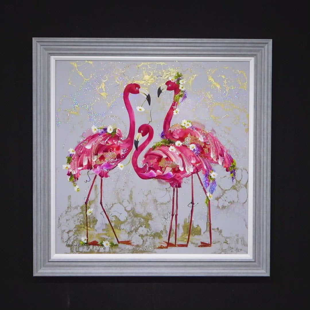 Flamingo Flamboyance - Original - SOLD