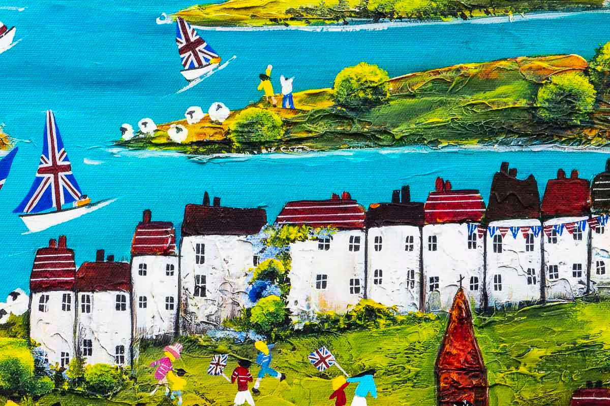 A Royal Regatta - Boutique Edition - SOLD by artist Rozanne Bell - Wyecliffe Galleries