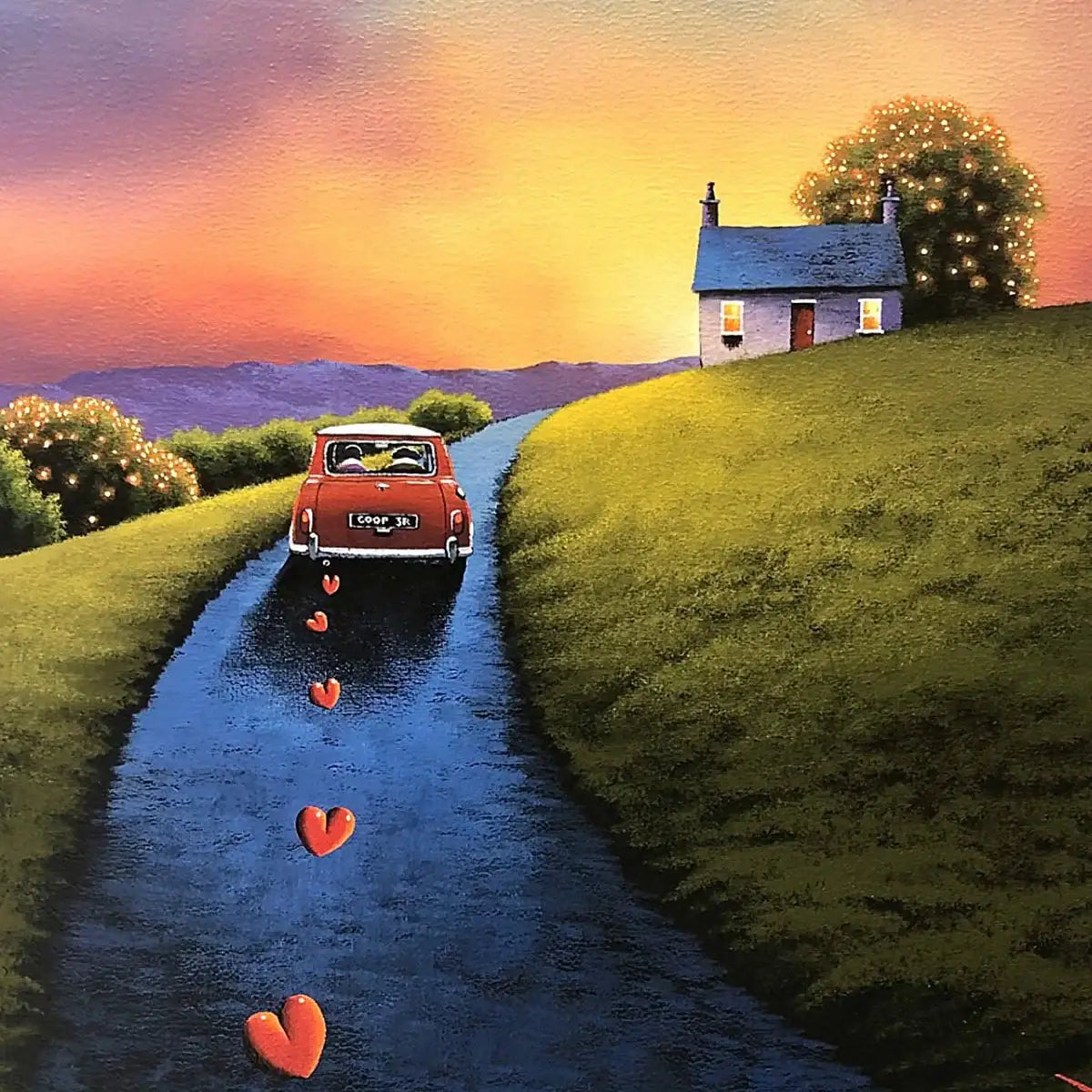 Follow my Heart - Original SOLD by artist David Renshaw - Wyecliffe Galleries