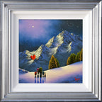 Lavender Snow - Original - SOLD by artist David Renshaw - Wyecliffe Galleries