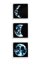 Phases of The Moon - Original Set of 3 - SOLD by artist Becky Smith - Wyecliffe Galleries