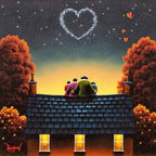 Rooftop Bliss - Original - SOLD by artist David Renshaw - Wyecliffe Galleries