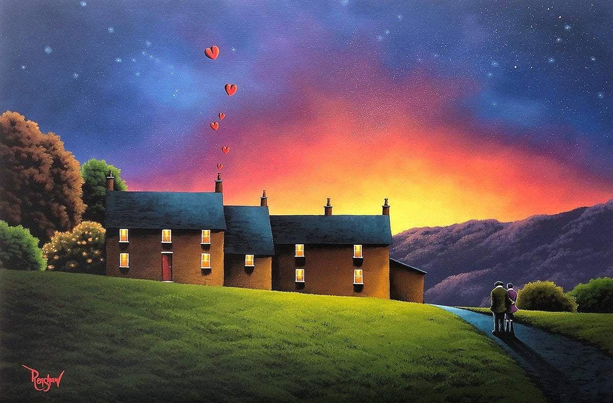 We Found Love - Original - SOLD by artist David Renshaw - Wyecliffe Galleries