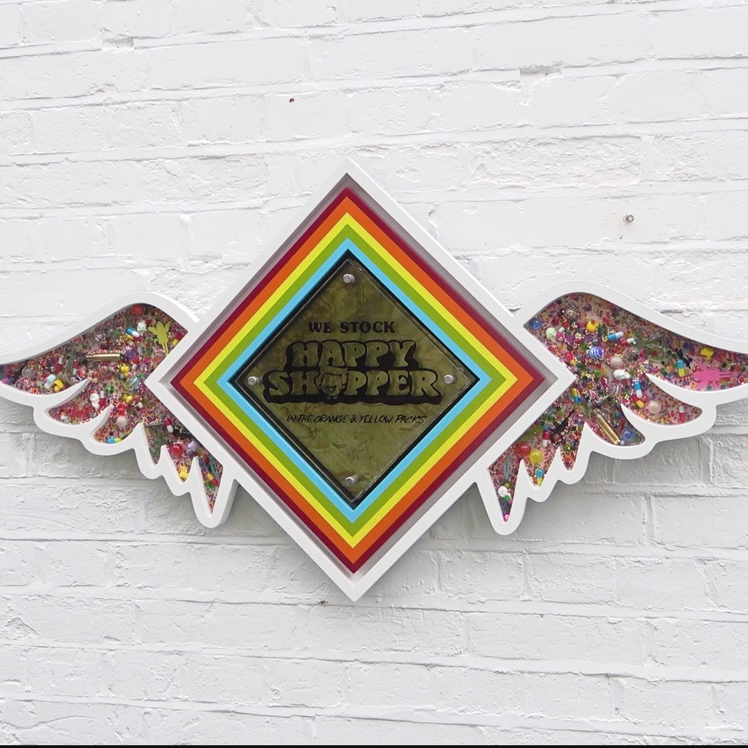 Pop De-Pendant: Happy Shopper - Original - SOLD