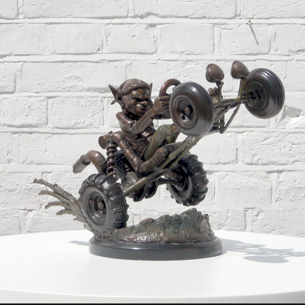 Vroom - Bronze Sculpture (Miniature) - Edition