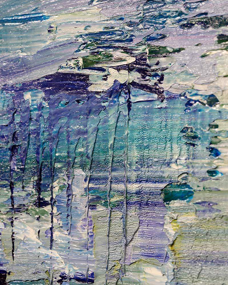 Latent Flows - Original - SOLD by artist Allan Storer - Wyecliffe Galleries