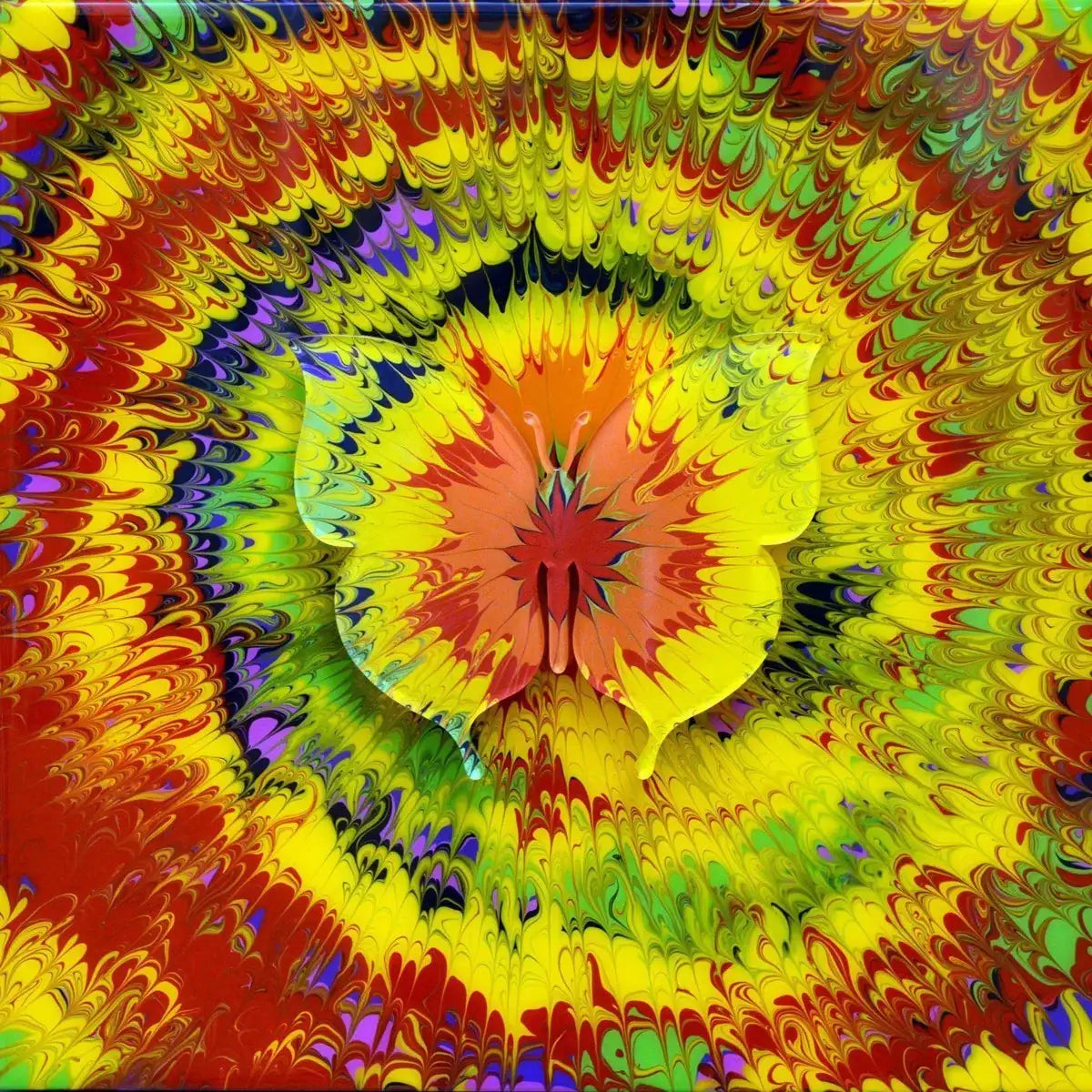 Elegant Camouflage 3 - SOLD by artist Alex Echo - Wyecliffe Galleries