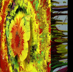 Elegant Camouflage 3 - SOLD by artist Alex Echo - Wyecliffe Galleries