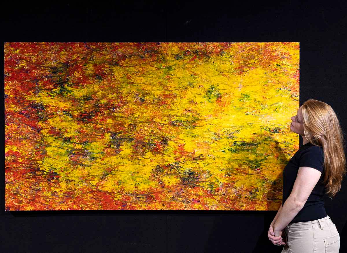 Fire - Original by artist Alex Echo - Wyecliffe Galleries
